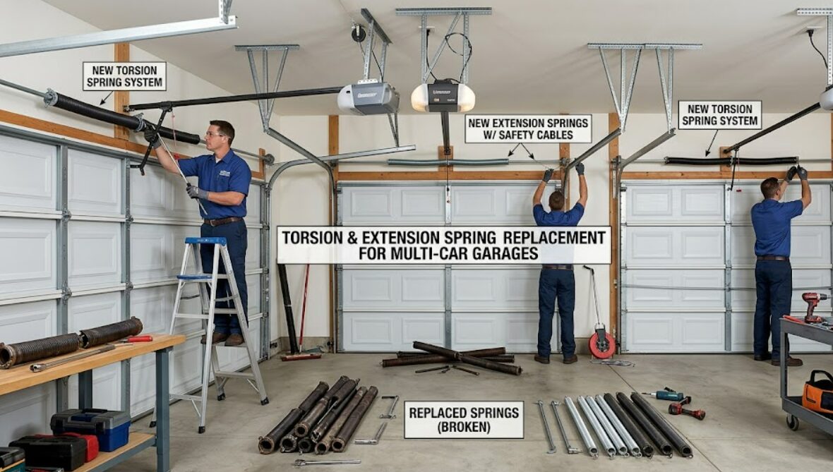 Multi Car Garage Door Spring Replacement