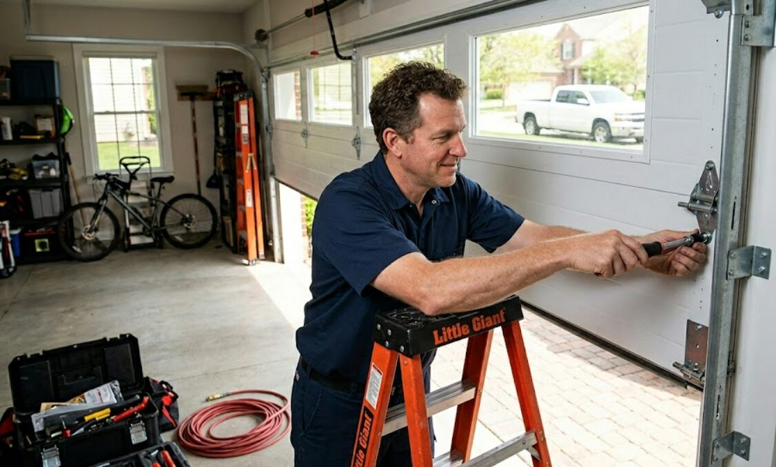 Garage Door Off-Track Realignment