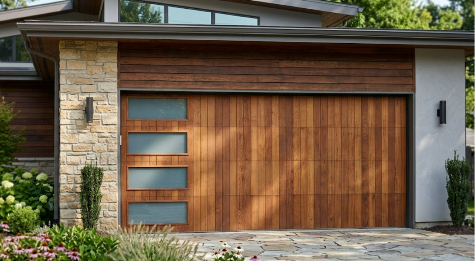 Westerville Garage Door Repair LLC professional service truck and modern garage installation